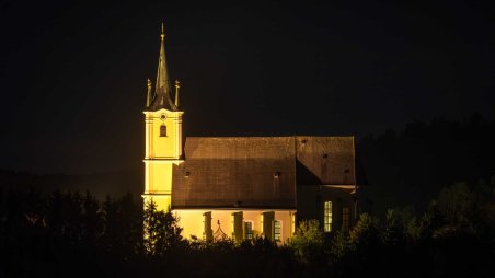 Farní kostel ve městě Drosendorf (Drozdovice)