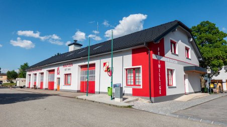 Hasičská stanice v městysi Kautzen
