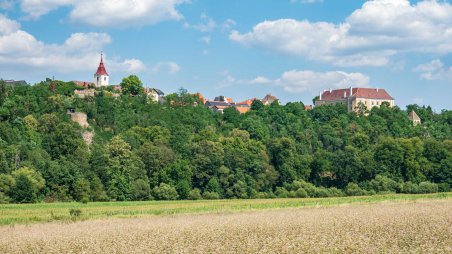 Jižní okraj města Drosendorf (Drozdovice)